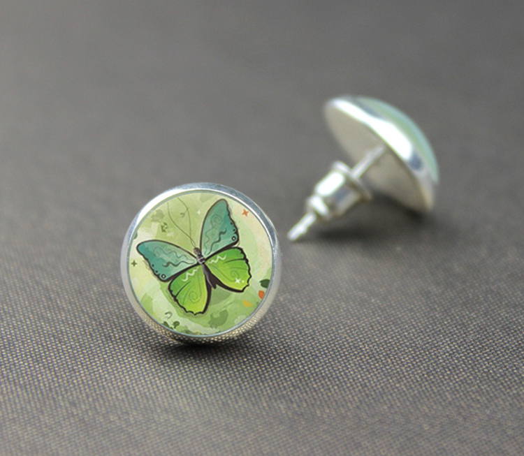 Butterfly Earrings Stud Posts,earrings, Jewelry, Black Friday ...